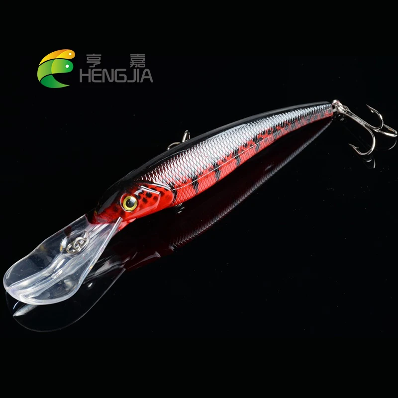 Hengjia жесткий пластик рыболовные приманки Искусственные воблеры Дайвинг Swimbaits PESCA