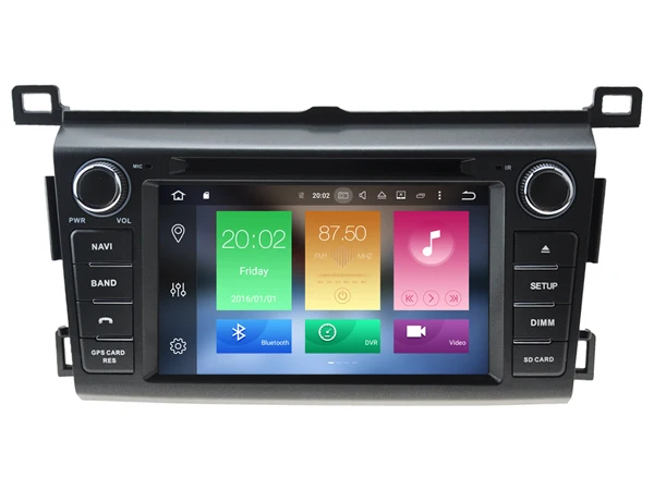 Автомагнитола HU на Android 9 1 для TOYOTA RAV4 2013 2018 автомобильный мультимедийный плеер с GPS