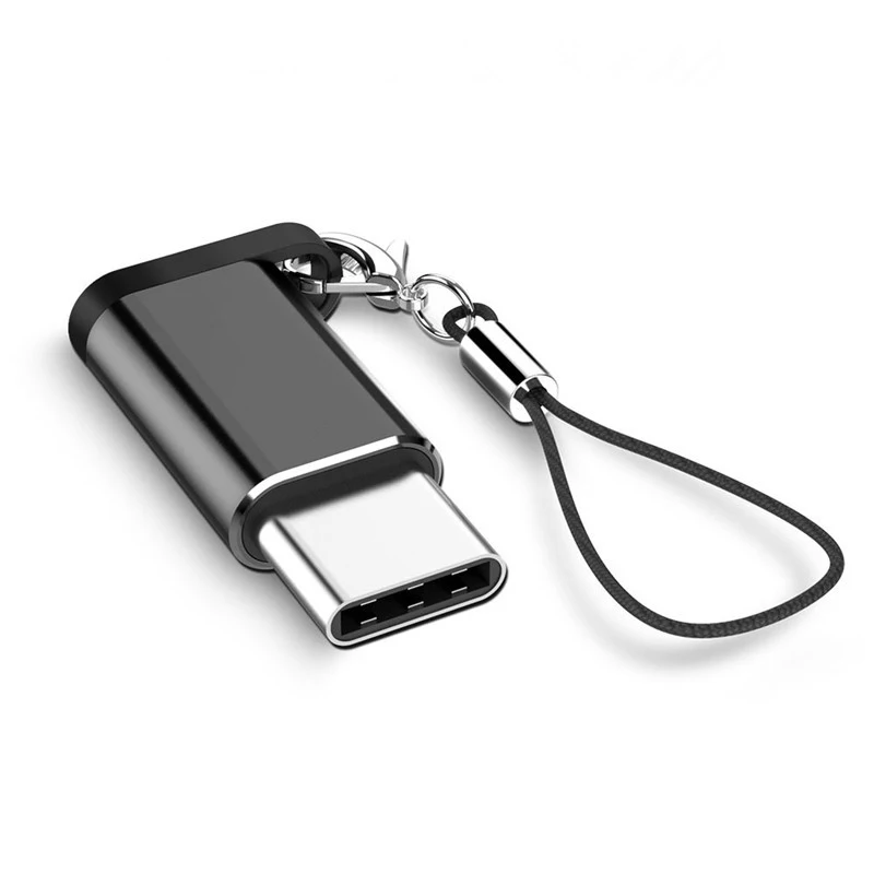 Адаптер Type C Micro USB в конвертер с брелком для Samsung HTC MacBook JLRJ88|Переходники и адаптеры|