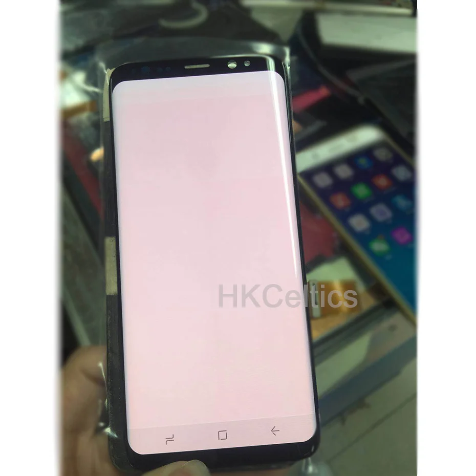 ЖК-дисплей для SAMSUNG Galaxy S8 G950 G950F с рамкой для сенсорного экрана S8 Plus G955 G955F