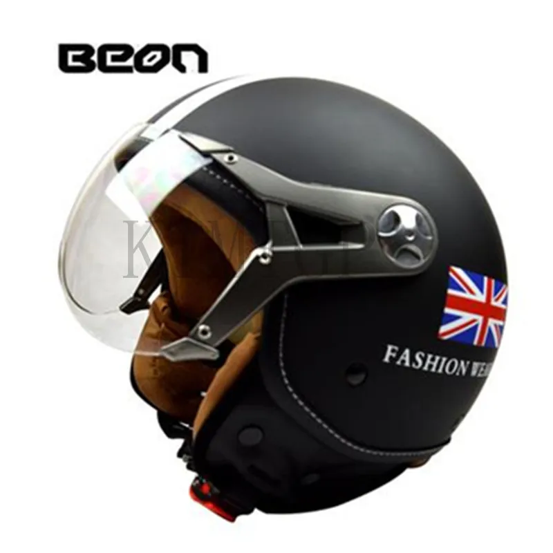 BEON B 100 винтажный мотоциклетный шлем скутер в стиле ретро с открытым лицом vespa