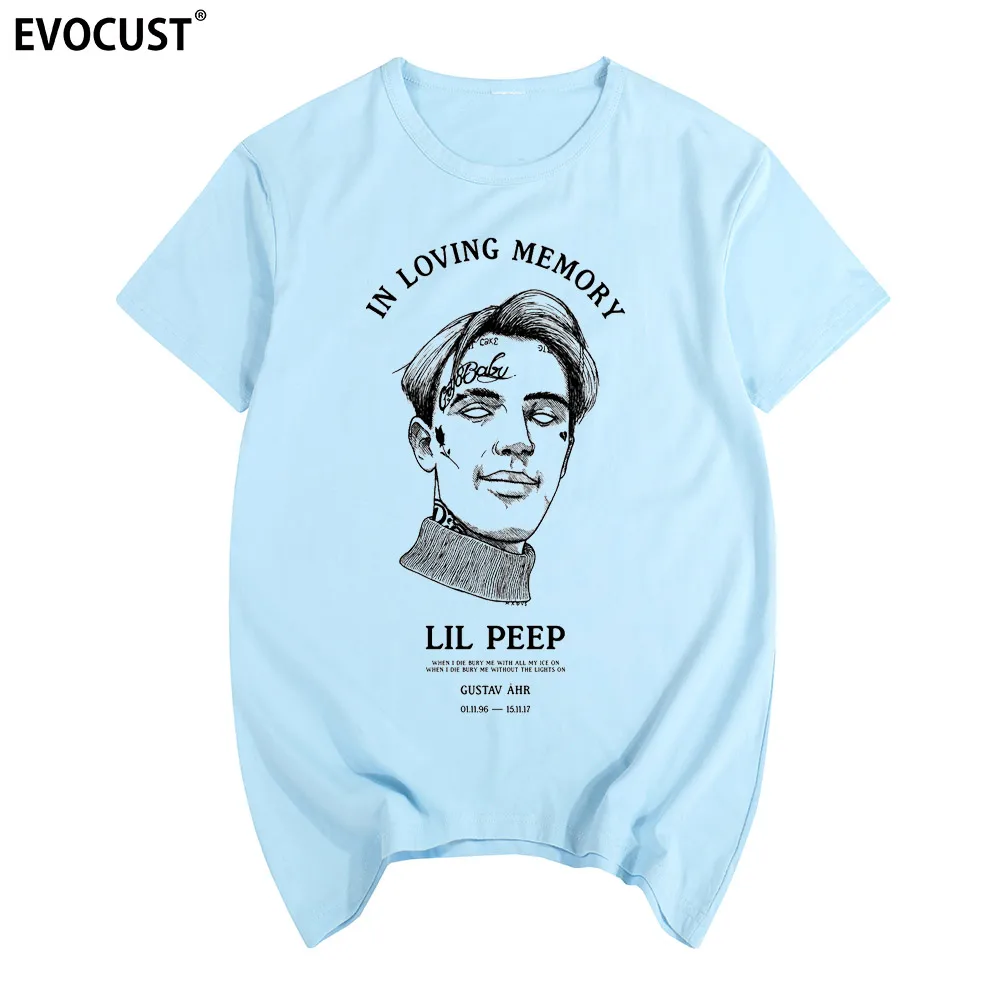 Футболка lil peep R.I.P. с надписью Love memory Music для мужчин и женщин хлопковая Удобная