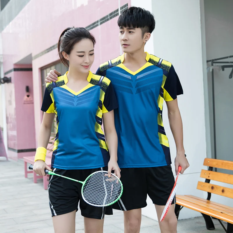 Женская/Мужская одежда для настольного тенниса комплекты бадминтона рубашка