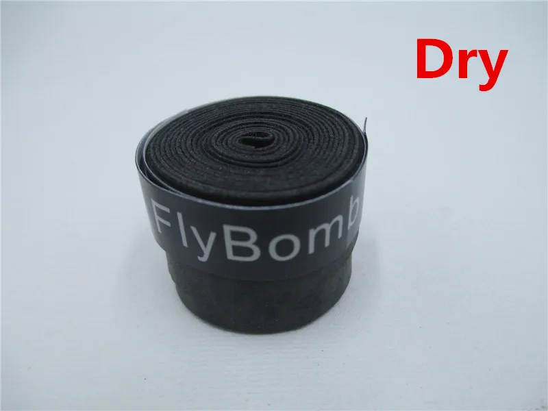 FlyBomb сухая ракетка для бадминтона овергрипы противоскользящие впитывающие пот обертывания краны теннисные ручки ракетка овергрип Sweatband L415OLF - Цвет: Black