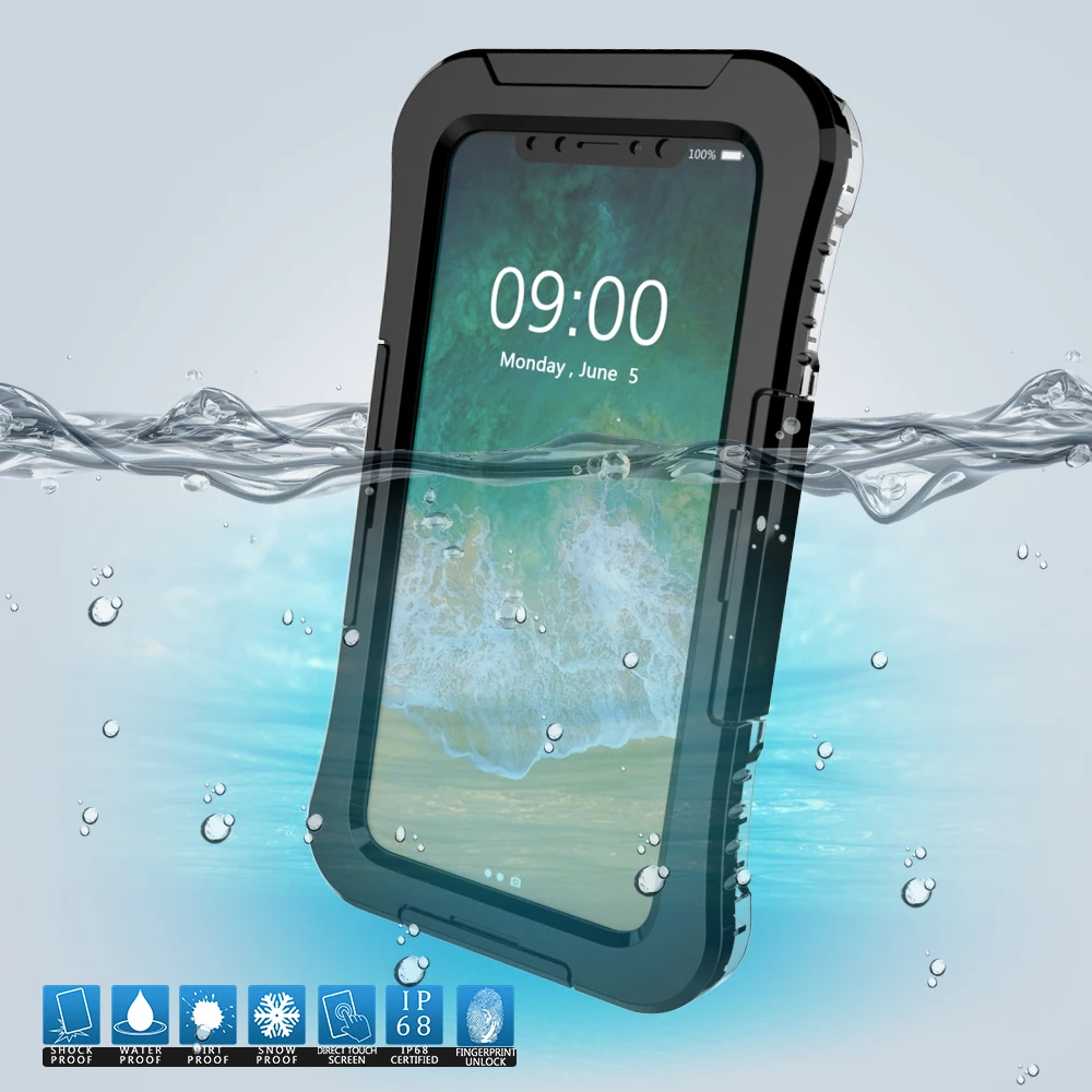

IP68 Waterproof Phone Case For iPhone 11 Pro Max X XR Clear Underwater Diving Cover For iPhone XS Max 6 6s 7 8 Plus 5 5s SE Case