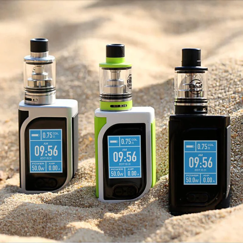Оригинальный Eleaf iStick Kiya с GS Juni Tank Kit 50 Вт 1600 мАч батарея атомайзером 2 мл вейп