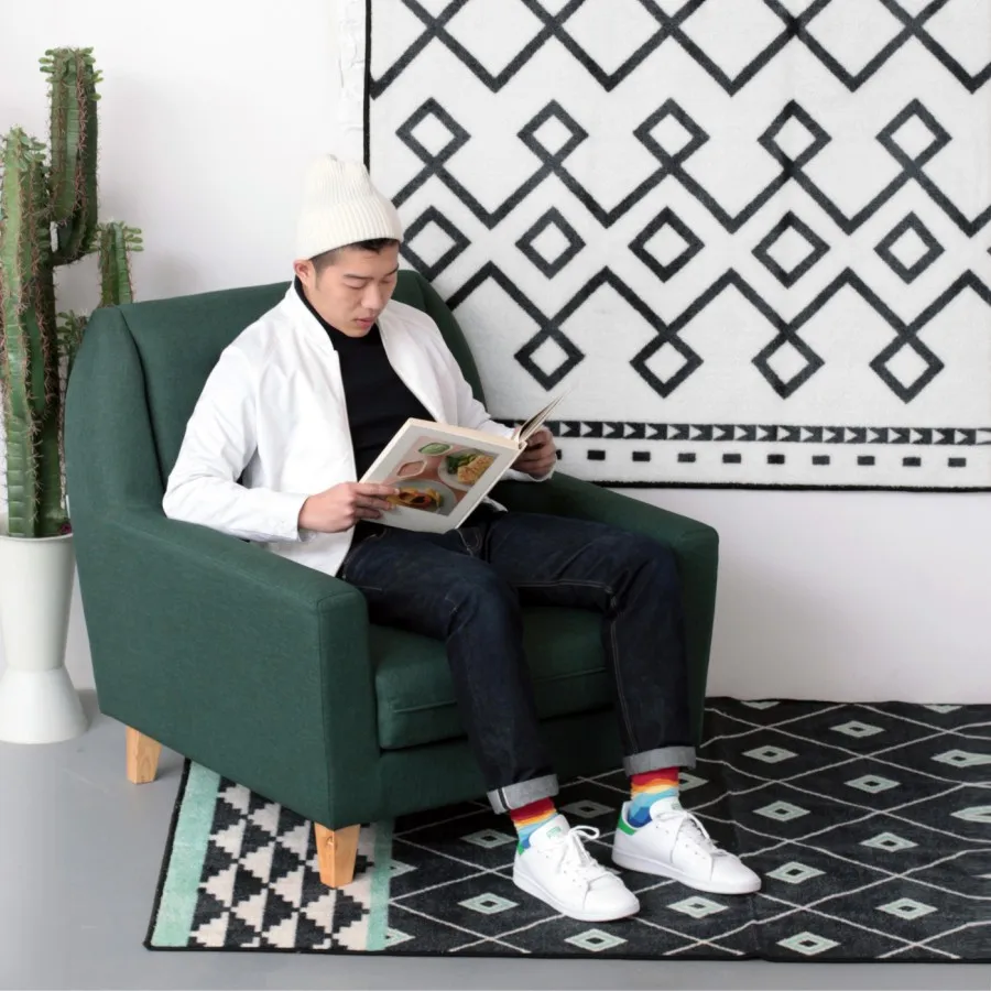 Ковер в скандинавском стиле для гостиной прихожей индийский ковер с