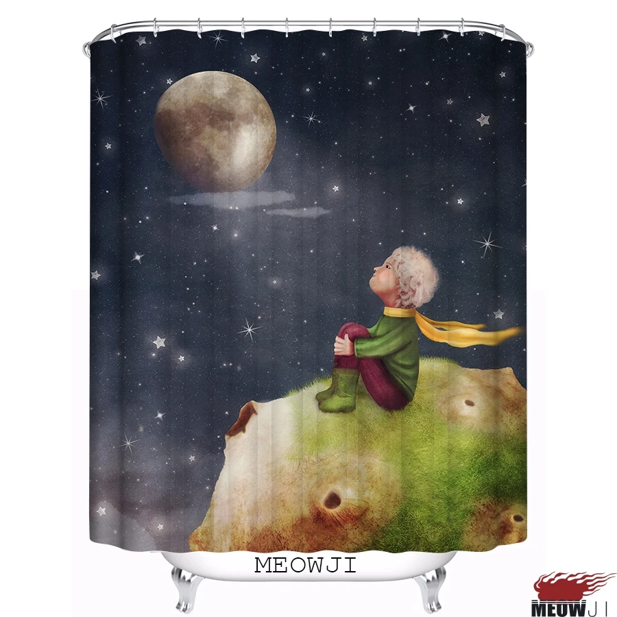The Little Prince Beautiful Fairy Tale custom Shower Curtain Bathroom decor various sizes Free Shipping | Дом и сад