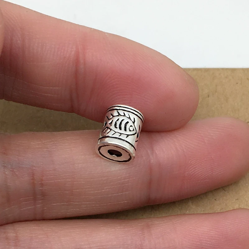 DIY обжимные Концевики винтажные настоящие тайские бусины для браслетов или