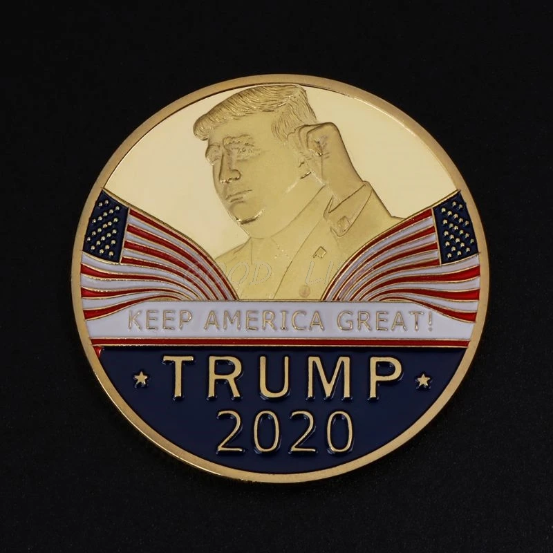 Памятная монета американский Президент Трамп коллекция 2020 ремесла