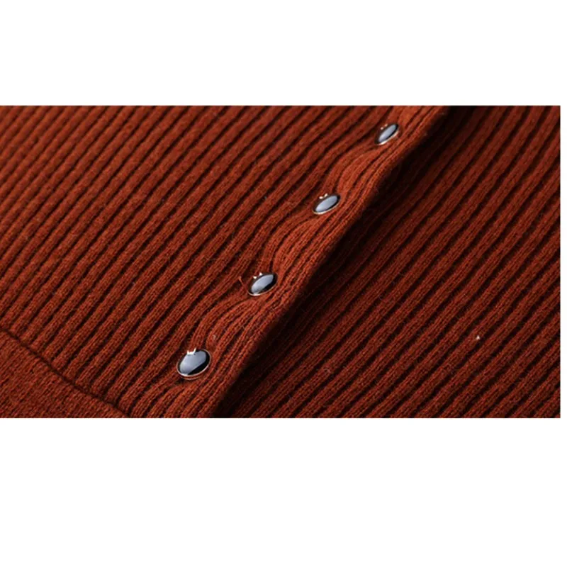 

Long O-neck Cashmere Sweater dress Women Autumn Winter plus size warm Loose Split dress Female Jumper female knitted Dresses