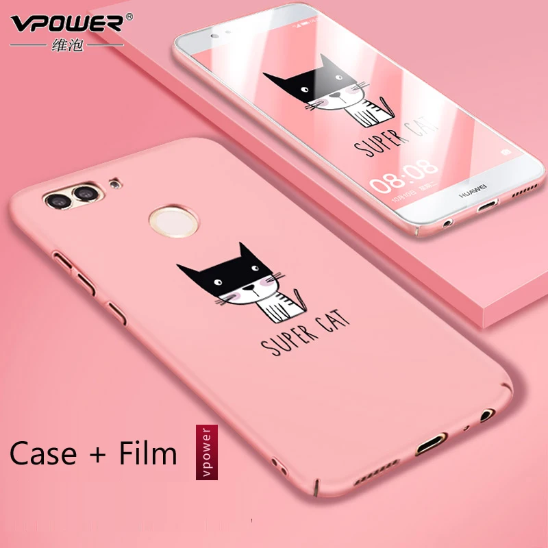 For Huawei nova 2 2S case 5.0&quot hard back cover for huawei plus cases 5.5&quot Vpower |