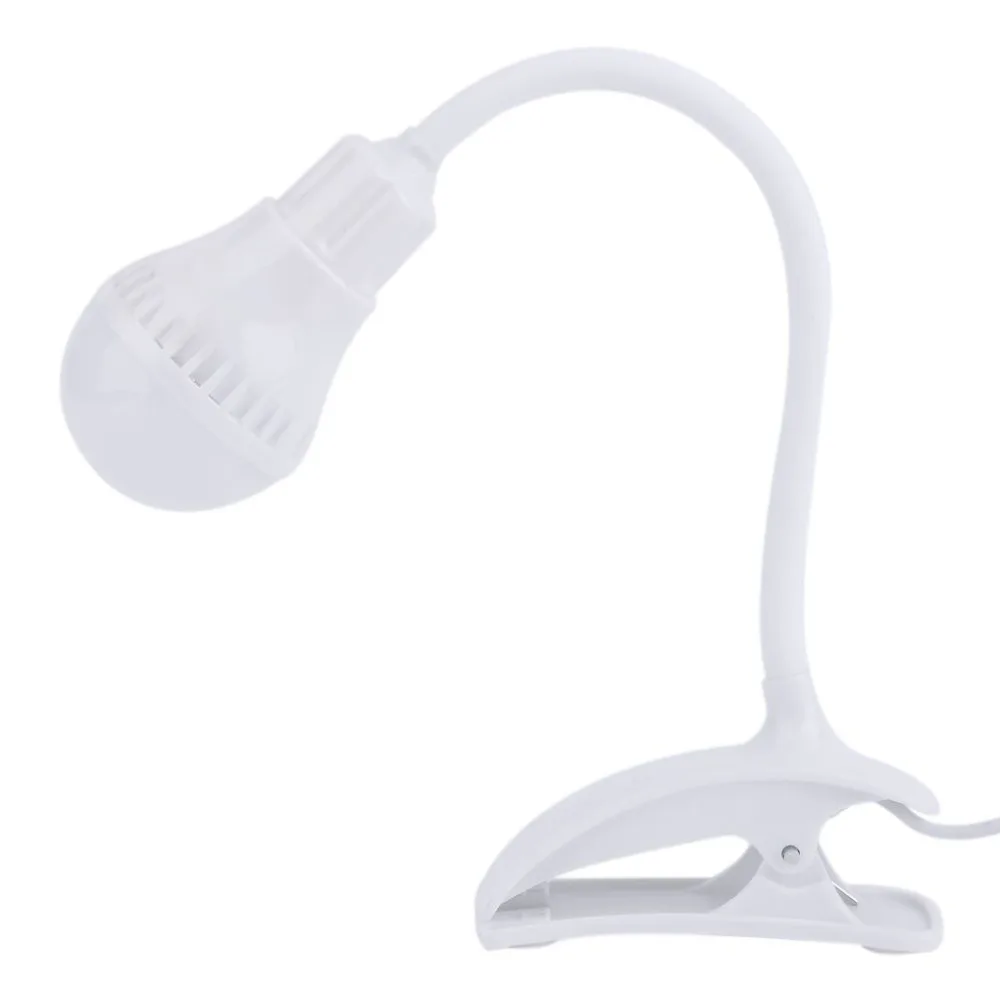 

Super Bright LED Desk Clip Lamp USB Rechargeable Table Reading Lamp Student 360 degree bendable Light Brand