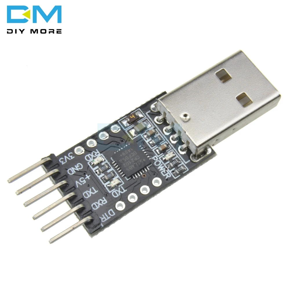 Контроллер CP2102 приемопередатчик USB 2 0 к TTL UART EEPROM модуль 6-контактный