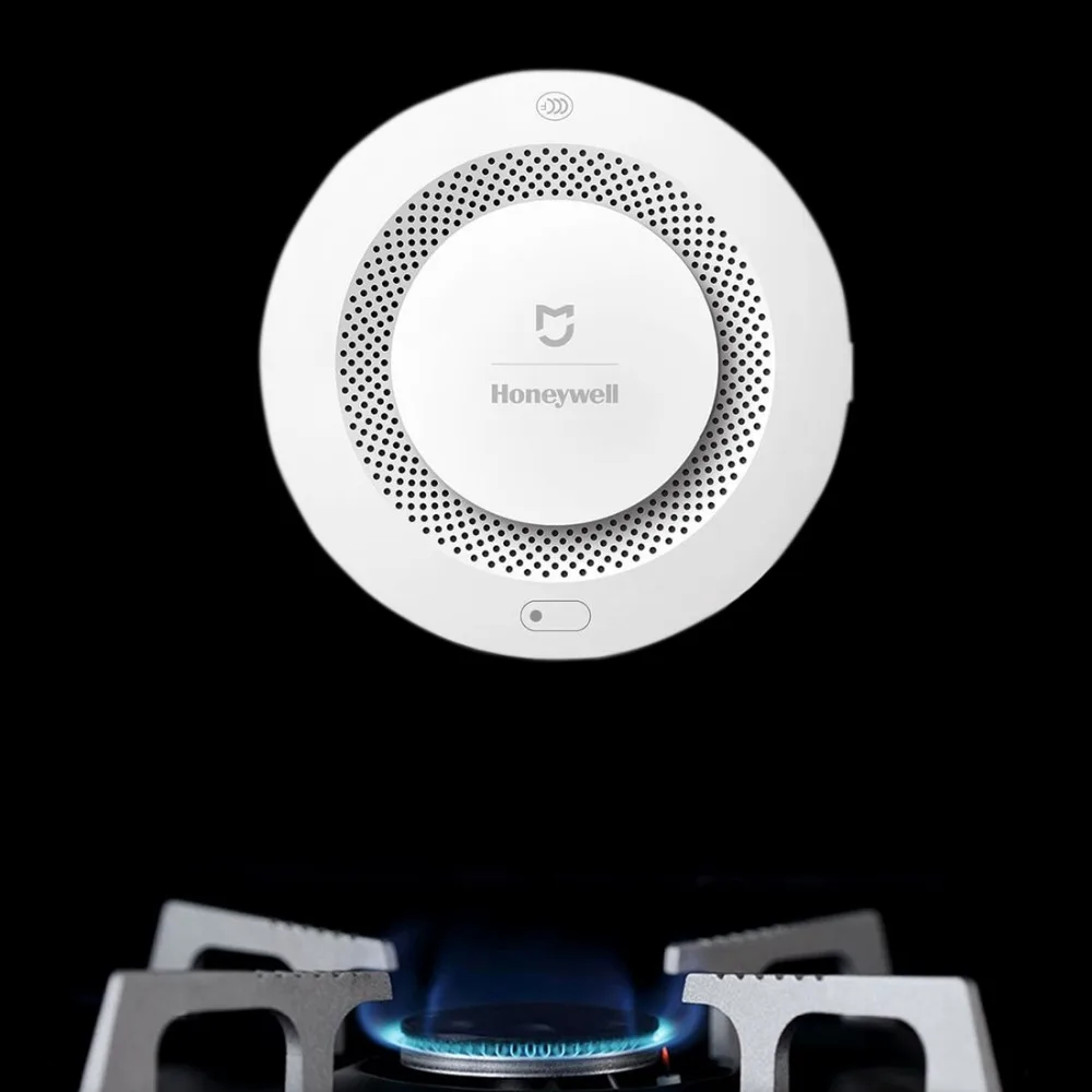 Детектор пожарной сигнализации Xiaomi Mijia Honeywell, звуковая и визуальная сигнализация, работающая с шлюзом, детектор дыма, умный дом, пульт дистанционного управления