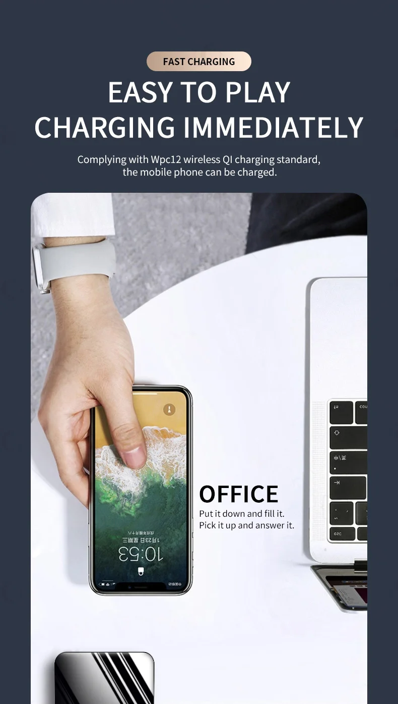 NOHON, универсальный внешний аккумулятор, 20000 мА/ч, для Xiaomi Mi, 9, iPhone, 2.0A, быстрое зарядное устройство, внешний аккумулятор, портативный внешний аккумулятор, два порта usb