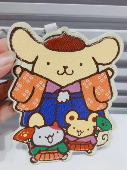 Хаки IVYYE, модный, Cinnamoroll Melody, аниме, плюшевый держатель для карт, ПУ, мультяшный, кредитные, ID Сумки, монета, автобус, карта, кошелек, подарки для девочек, новинка - Цвет: Хаки