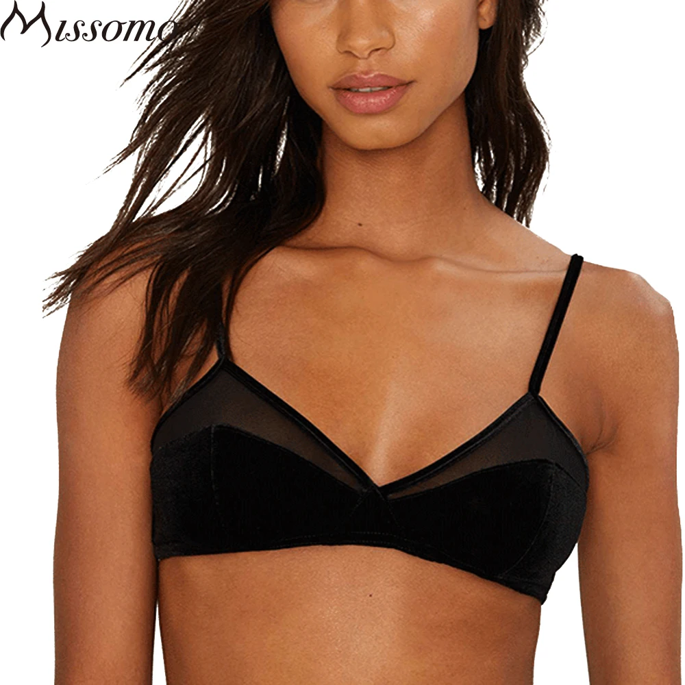 Женский кружевной бюстгальтер Missomo широкий Шелковый Бюстгалтер с пуш апом и
