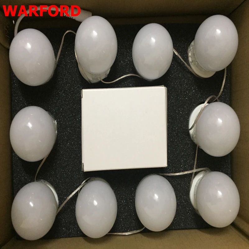 DC12V сенсорный выключатель 10 светодиодный растягивающийся Vanity косметика