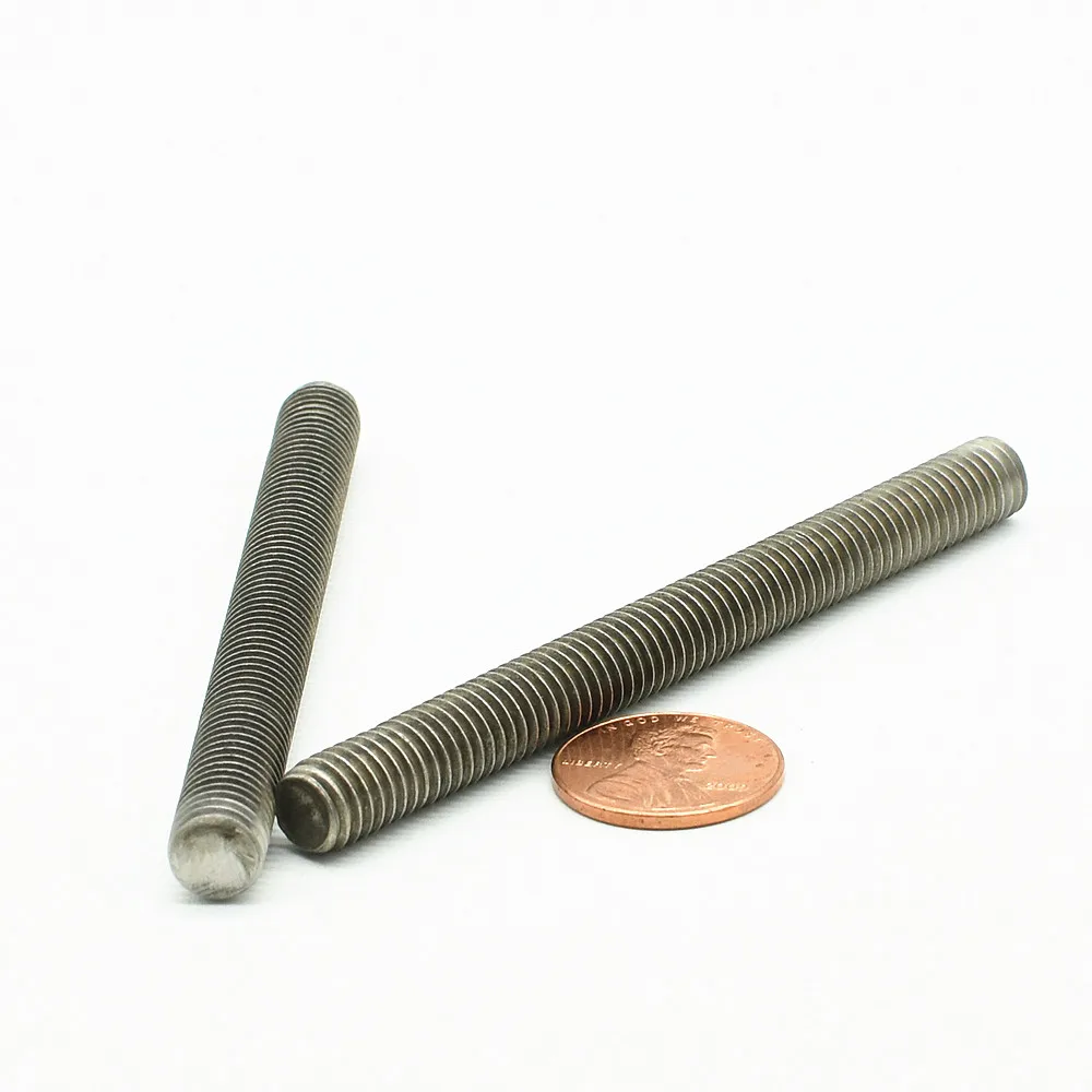 

Titanium Bolt M8 x30-120mm Ti Bolts Double Head Thread Bar Studding Rod Not Polished Grade 2 Titanium Screw Ti Fastener
