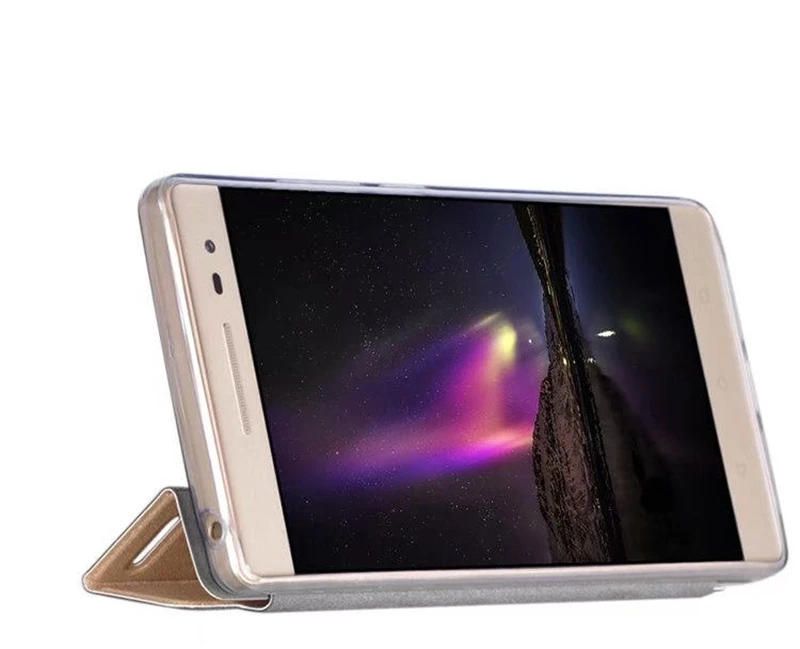 Чехол из искусственной кожи (полиуретан) с функцией подставки для телефона Lenovo PHAB