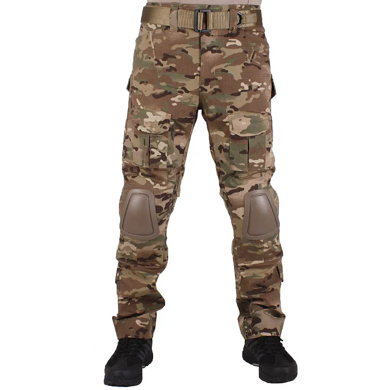 Камуфляжные военные боевые штаны мужские брюки тактические армейские со