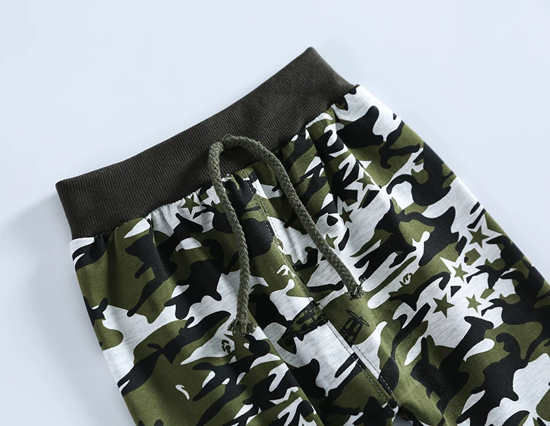 spring military jungle camouflage pattern cotton baby pants 0-36 months boy Sports |