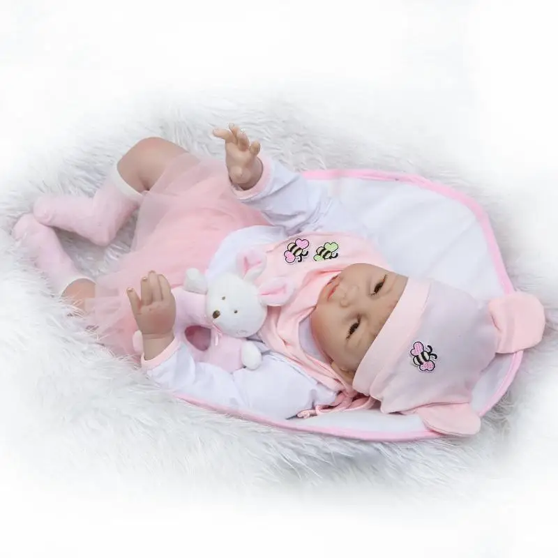 Кукла реборн силиконовая Мягкая 20 22 дюйма 50 55 см|doll soft|reborn baby dollreborn dolls |