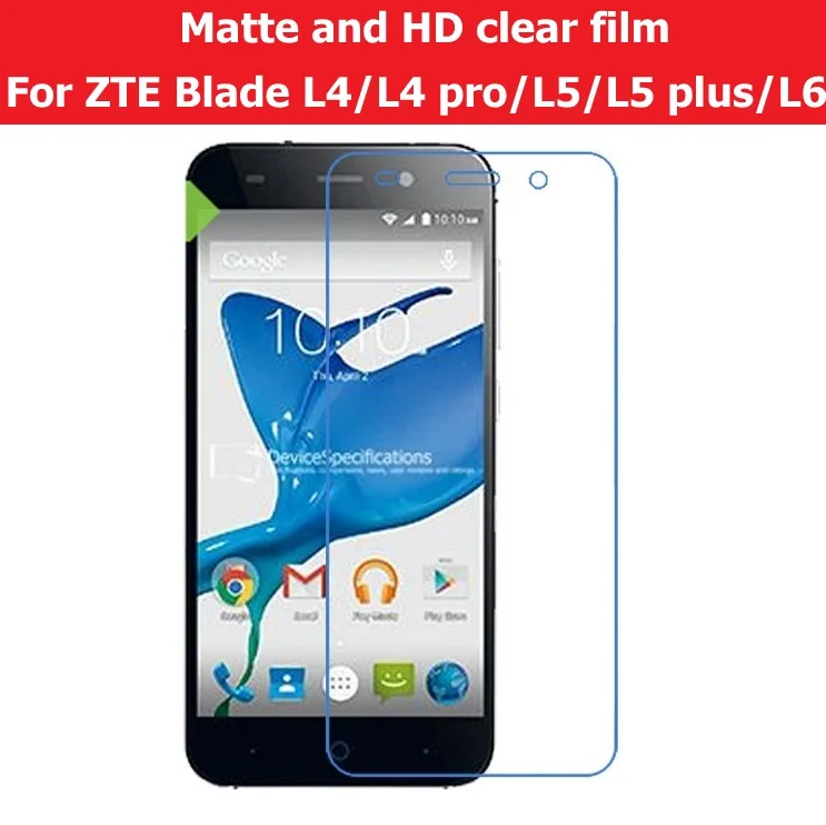 Антибликовая матовая пленка для ZTE Blade L4 L4pro pro L5 L5plus plus L6|screen protector film|protector filmmatte film |
