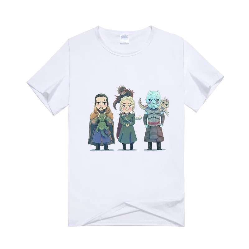 Мужская футболка с героями игры престолов крутая мультфильмов для