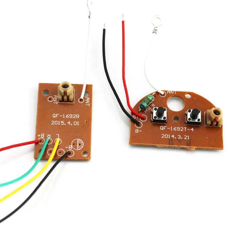 

27MHZ 2CH Transmitter + Receiver board + Antenna Wireless Circuit Remote Control Module for DIY Toy Car