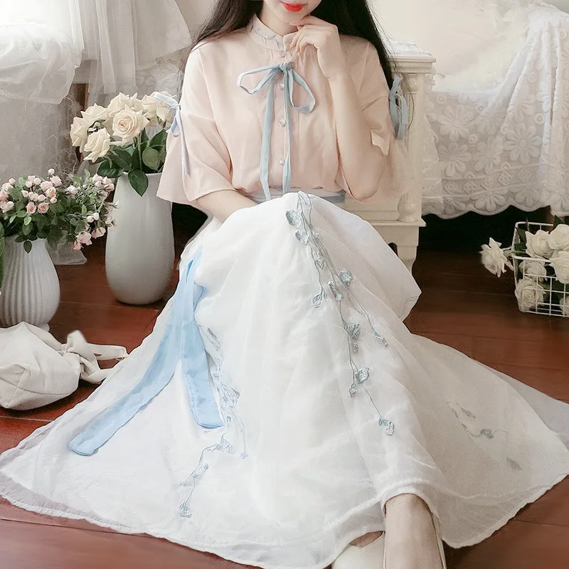 Комплект из двух предметов в улучшенном стиле чонсам женский костюм китайском