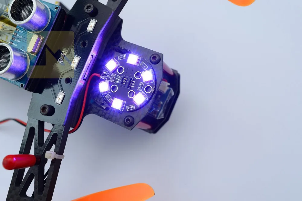Matek RGB5050 7 цветов переключатель 5 В X6 12V 3S X8 16V круглая Светодиодная светильник вая