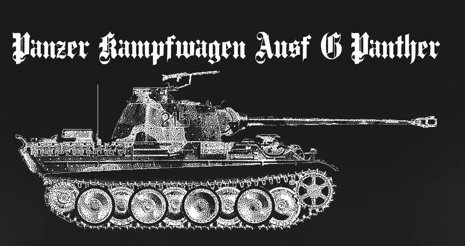 2019 летняя Горячая Распродажа Мужская футболка танк Пантеры Panzer времен Второй