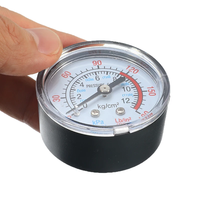 Барный манометр 13 мм 1/4 BSP резьба 0-180 PSI 0-12 Манометр двойная шкала для воздушного