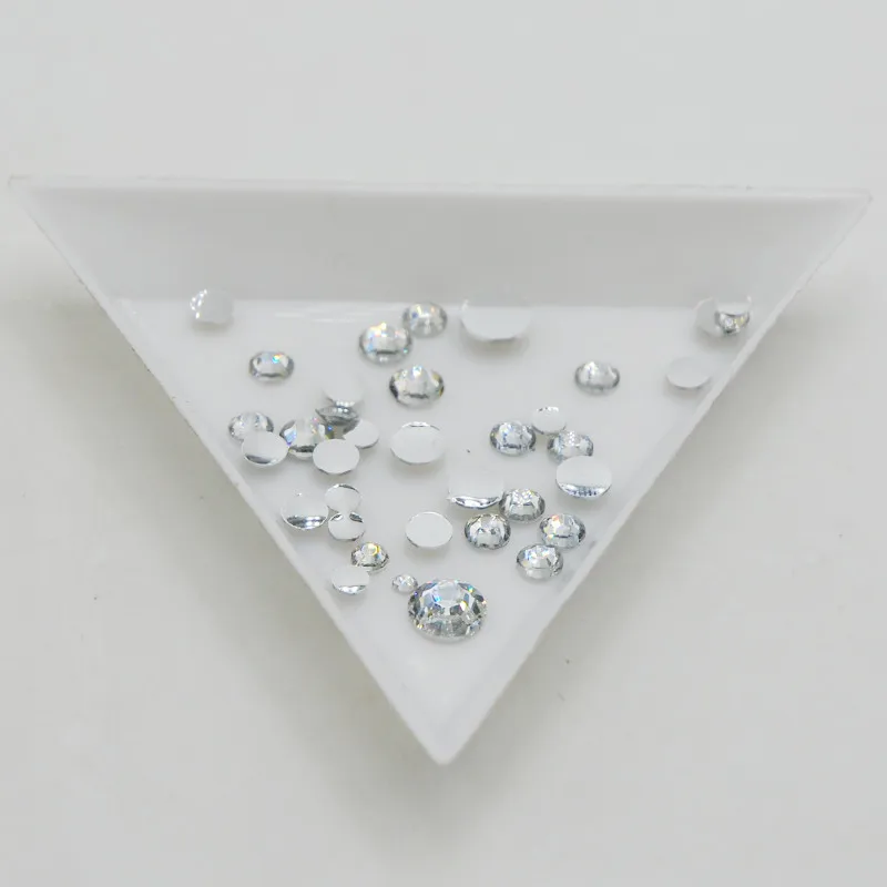 1000 шт./упак. разные размеры плоская задняя сторона прозрачный белый акриловый