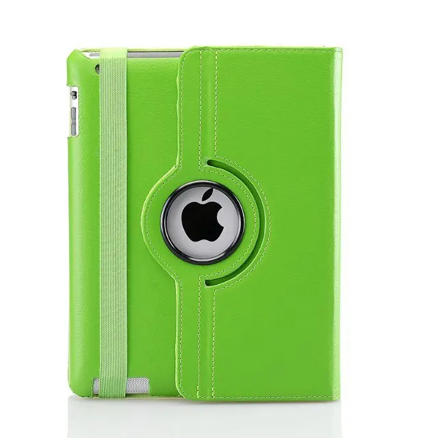 Fashion 13colours Lichee pattern wallet flip leather cover case for ipad 2 3 4 For 50pcs/lot Free shipping | Компьютеры и офис