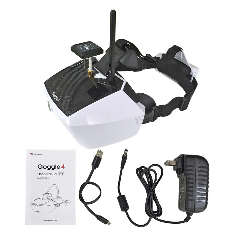 Walkera Goggle 4 Fpv видео очки 5 8 ГГц 40CH с &quotHD большим экраном для гоночного дрона