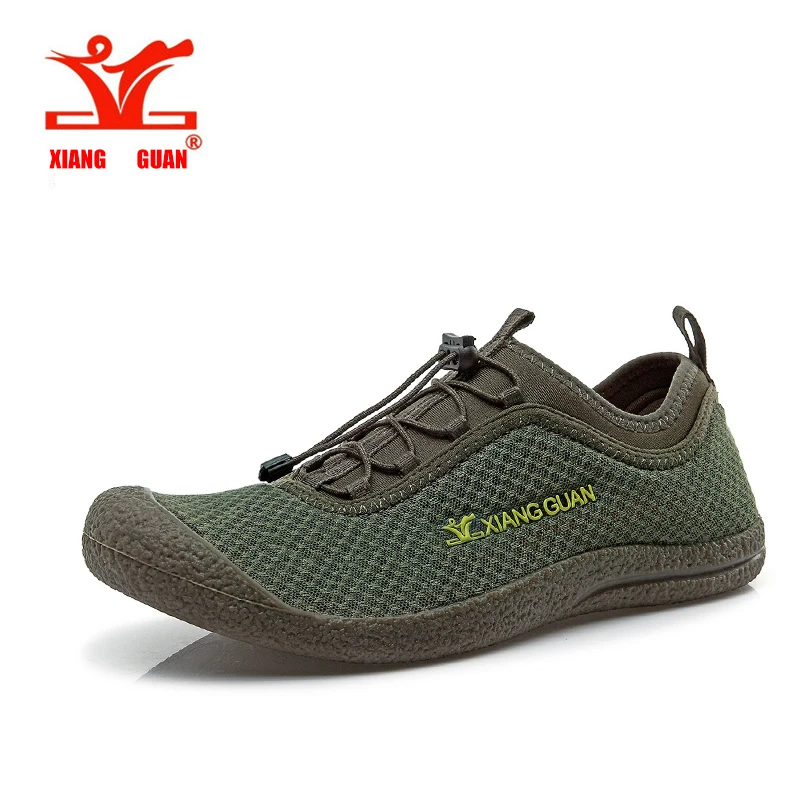 XIANGGUAN Вверх По Течению Shoes Походы Мужчины Пляж Aqua Сетки Дышащий Тренер Водные Виды