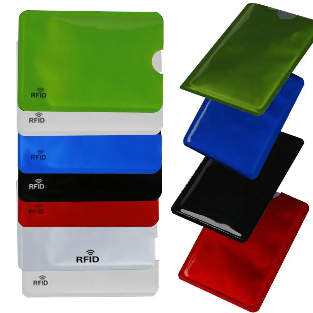 Анти RFID Блокировка банковских карт Бесконтактный дебетовый кредитный протектор рукав кошелек держатель для карт
