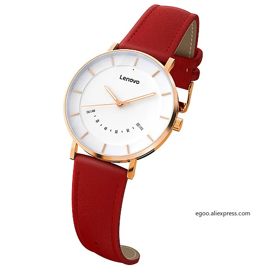 Lenovo watch S умные кварцевые часы с кожаным ремешком 5ATM водонепроницаемые монитором