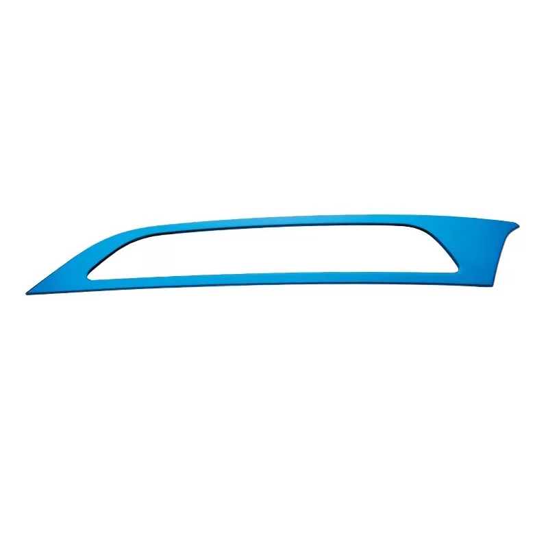 Аксессуары для стайлинга автомобилей для Changan CS75 специальная автомобильная центральная консоль рамка для кондиционера отделка из нержавеющей стали наклейки - Название цвета: Blue