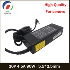 20 в 4.5A 90 Вт 5,5*2,5 мм зарядное устройство для ноутбука Lenovo B460 C510 E49 G480 U550 V470 K47G Z460 G360 G450 G455 адаптер питания