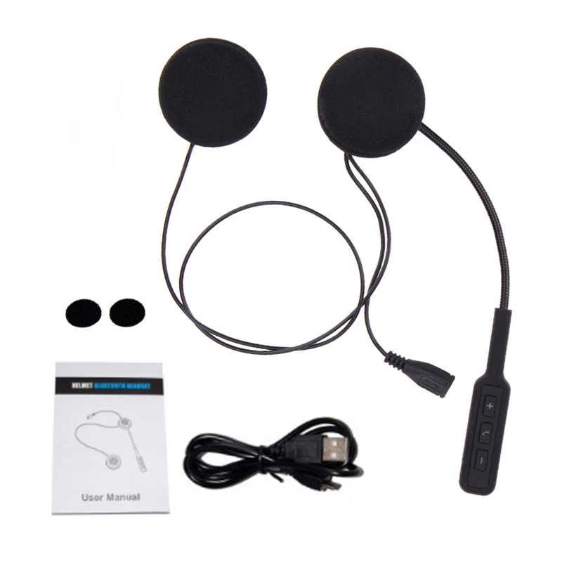 

Wireless Handsfree Bluetooth 4.1 Motorcycle Helmet Headsets For Moto Rider Anti-interference Motorbike Helmet Earphone Speaker