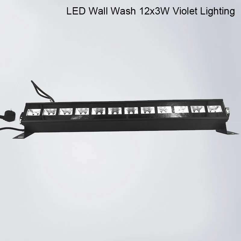 LED Wall Wash 12x3W Беспроводной пульт дистанционного управления светодиодный настенный светильник 12x3 Вт ультрафиолетовое освещение сценическое освещение для мобильных артистов - Цвет: LED Wall Wash 12x3W