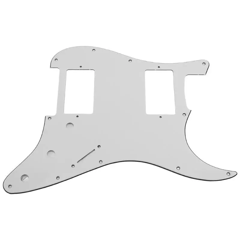 1 шт. 3ply Strat Pickguard с HH макетом электрогитары части панели музыкальный инструмент Аксессуары для гитары