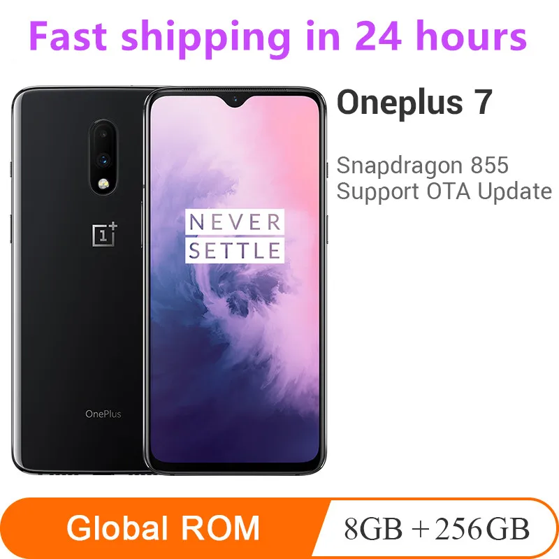 Смартфон с восьмиядерным процессором Oneplus 7 Snapdragon 855 ОЗУ 8 Гб ПЗУ 256 AMOLED экран 6 41