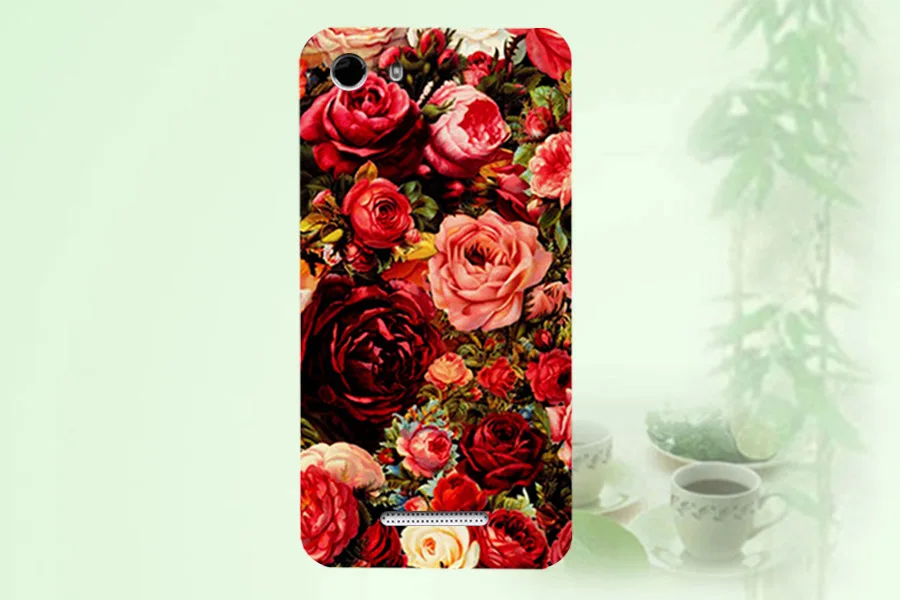 Cartoon printed Luxury Tiger Owl Rose Eiffel Towers patterns painted Cover Case For BQ BQS-5065 Choice Protective Back | Мобильные