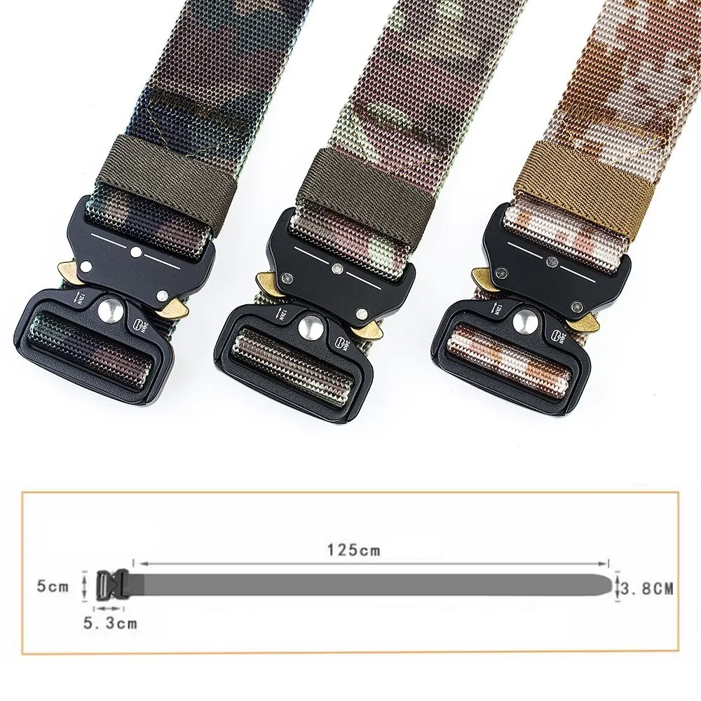 Тактический ремень 3 8 см прочный дышащий пояс для тренировок на открытом воздухе