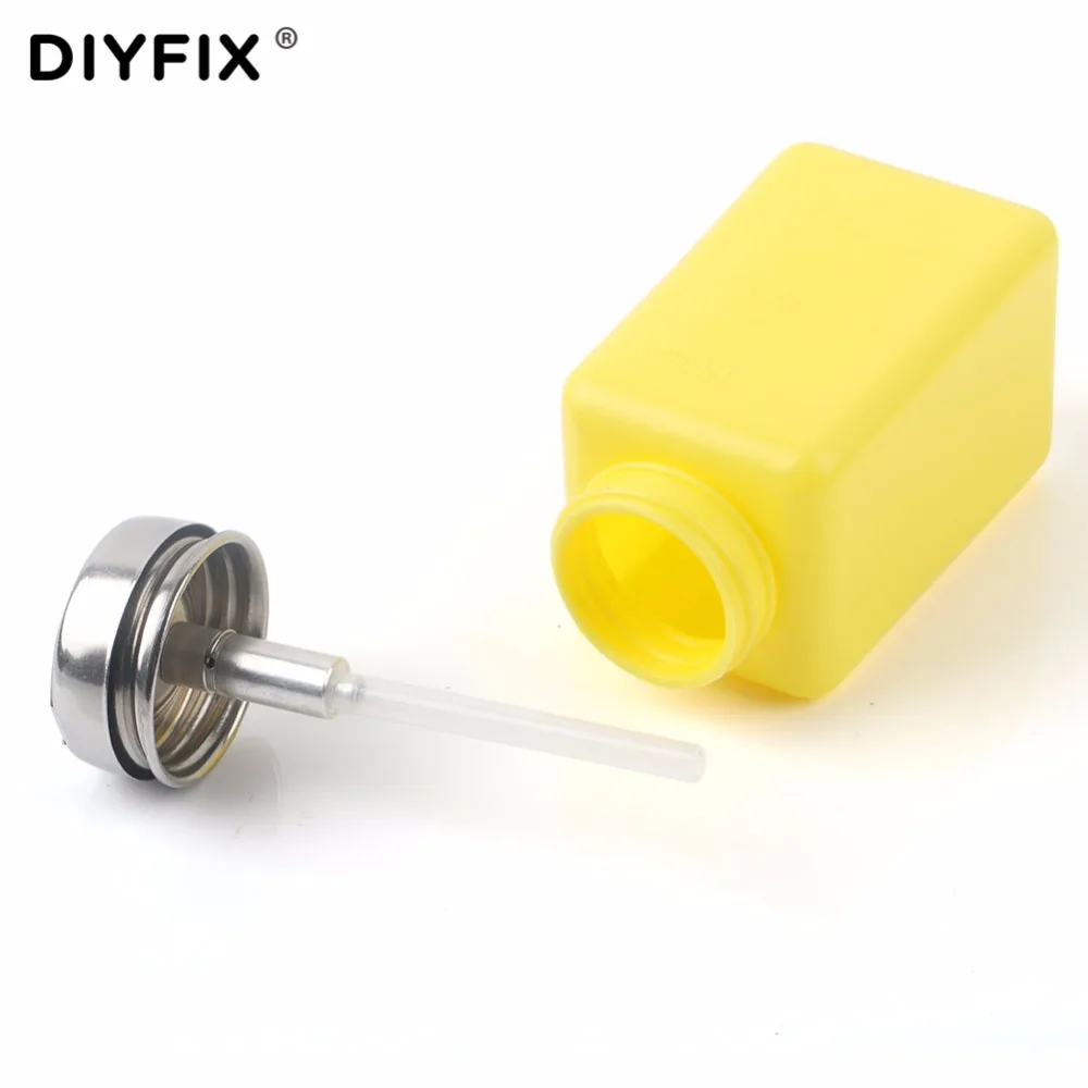 DIYFIX 180 мл Пустой насос диспенсер жидкий спиртовой Пресс бутылка полировка